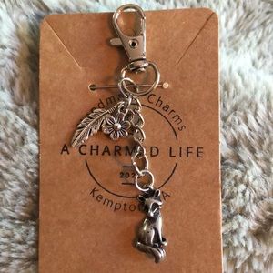 Silver Luggage Zipper Pull